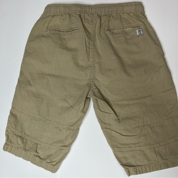Roadblock boys shorts school casual drawstring pull on Khaki Sz Large - Picture 4 of 8